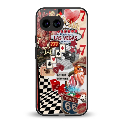 Fabulous Vegas back phone cover | glass case for google pixel 10a
