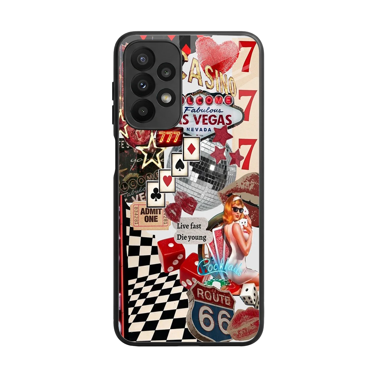 Fabulous Vegas back phone cover | glass case for samsung galaxy a23