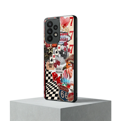 Fabulous Vegas samsung galaxy a23 mobile cover | shockproof glass phone case