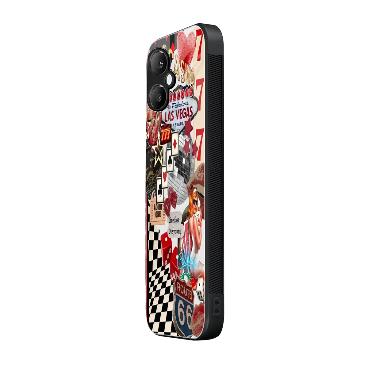 Fabulous Vegas samsung galaxy a06 5g mobile cover | shockproof glass phone case