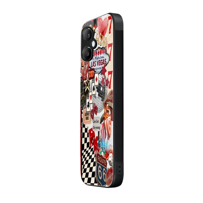 Fabulous Vegas samsung galaxy a06 5g mobile cover | shockproof glass phone case