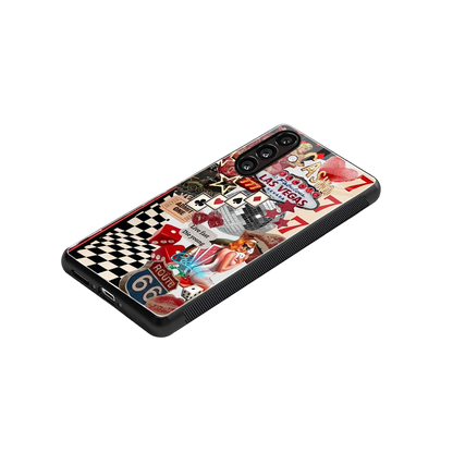 Fabulous Vegas stylish phone case for samsung galaxy a55 5g | glossy glass and slim fit