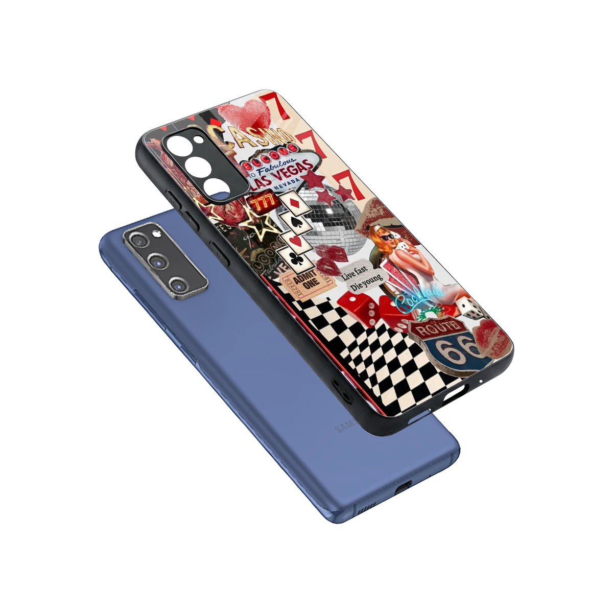 Fabulous Vegas sleek samsung galaxy s20 fe cover with tempered glass back and TPU edges