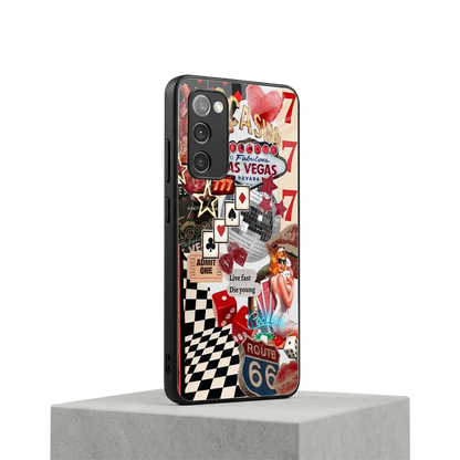 Fabulous Vegas samsung galaxy s20 fe mobile cover | shockproof glass phone case