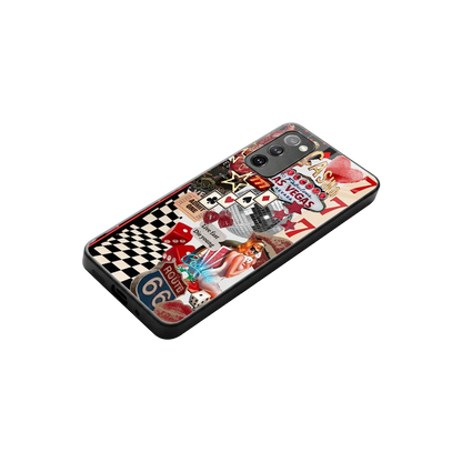 Fabulous Vegas stylish phone case for samsung galaxy s20 fe | glossy glass and slim fit