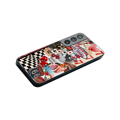 Fabulous Vegas stylish phone case for samsung galaxy s22 | glossy glass and slim fit