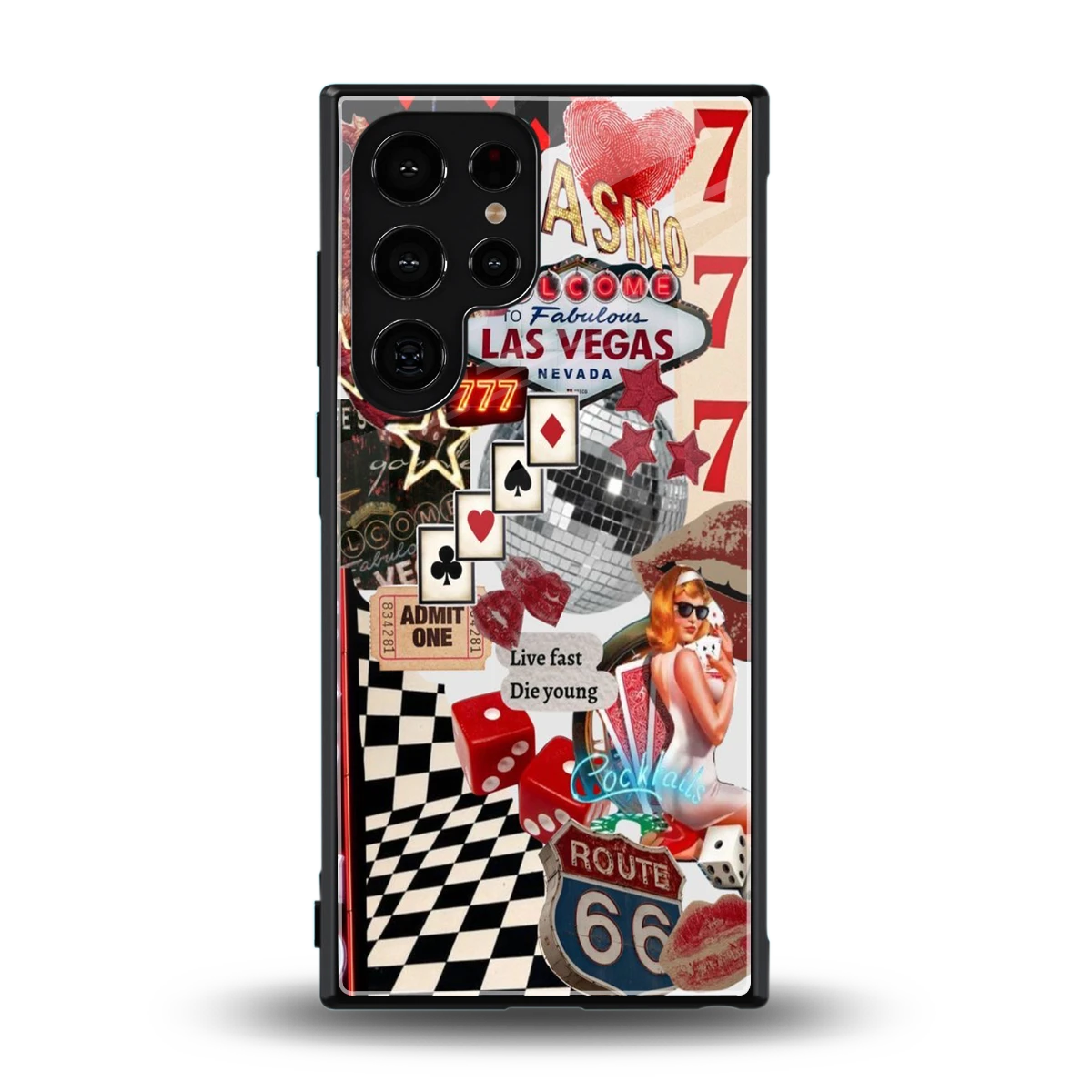 Fabulous Vegas back phone cover | glass case for samsung galaxy s24 ultra