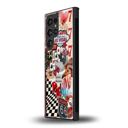 Fabulous Vegas samsung galaxy s23 ultra mobile cover | shockproof glass phone case