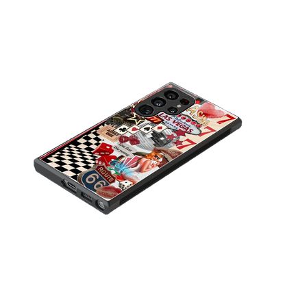 Fabulous Vegas stylish phone case for samsung galaxy s23 ultra | glossy glass and slim fit