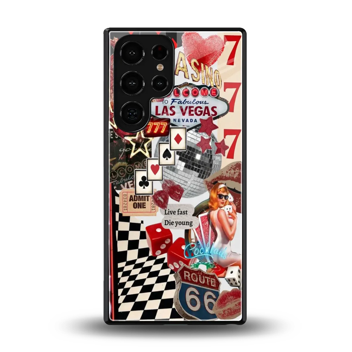Fabulous Vegas back phone cover | glass case for samsung galaxy s25 ultra