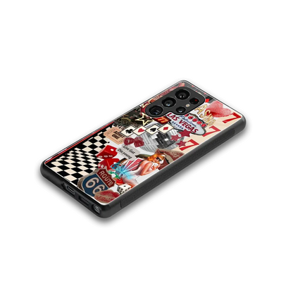 Fabulous Vegas stylish phone case for samsung galaxy s25 ultra | glossy glass and slim fit