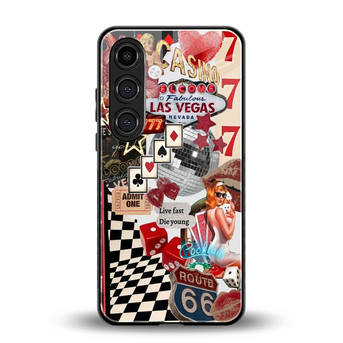 Fabulous Vegas back phone cover | glass case for samsung galaxy s24