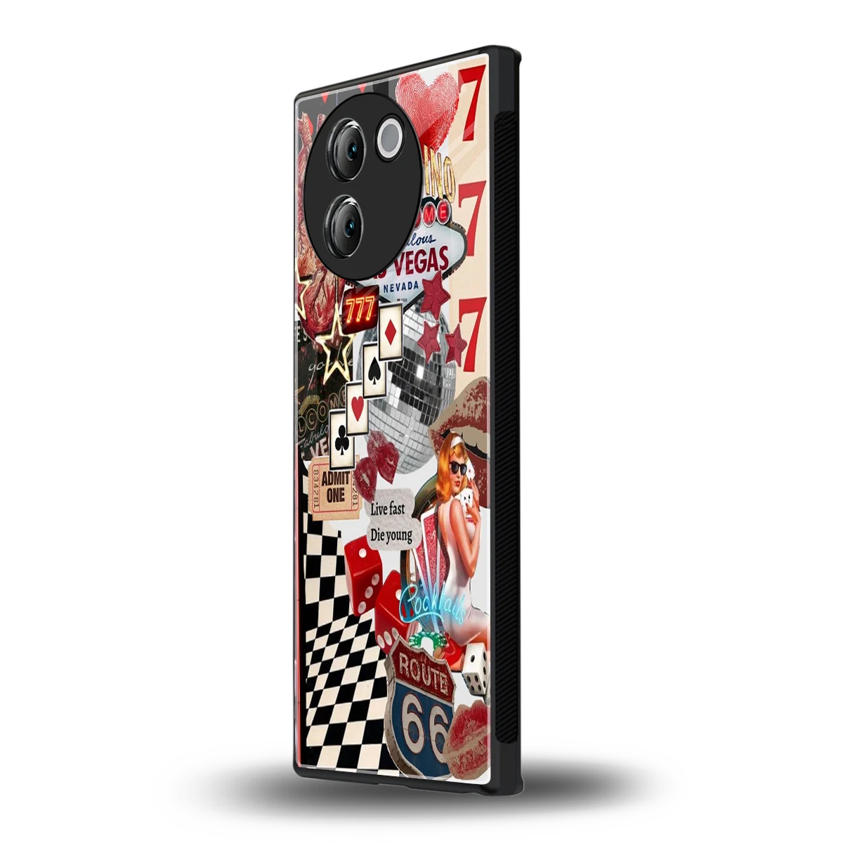 Fabulous Vegas vivo v30e mobile cover | shockproof glass phone case