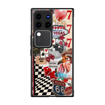 Fabulous Vegas back phone cover | glass case forvivo v30 pro