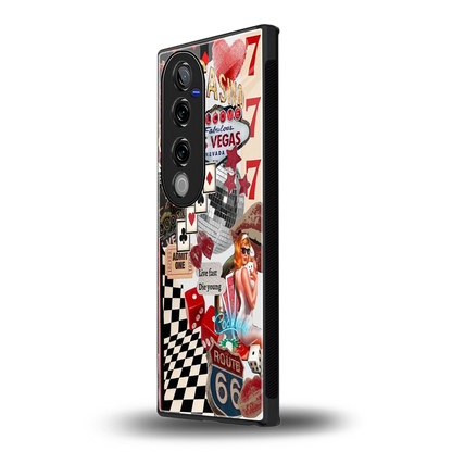 Fabulous Vegas vivo v40 pro mobile cover | shockproof glass phone case