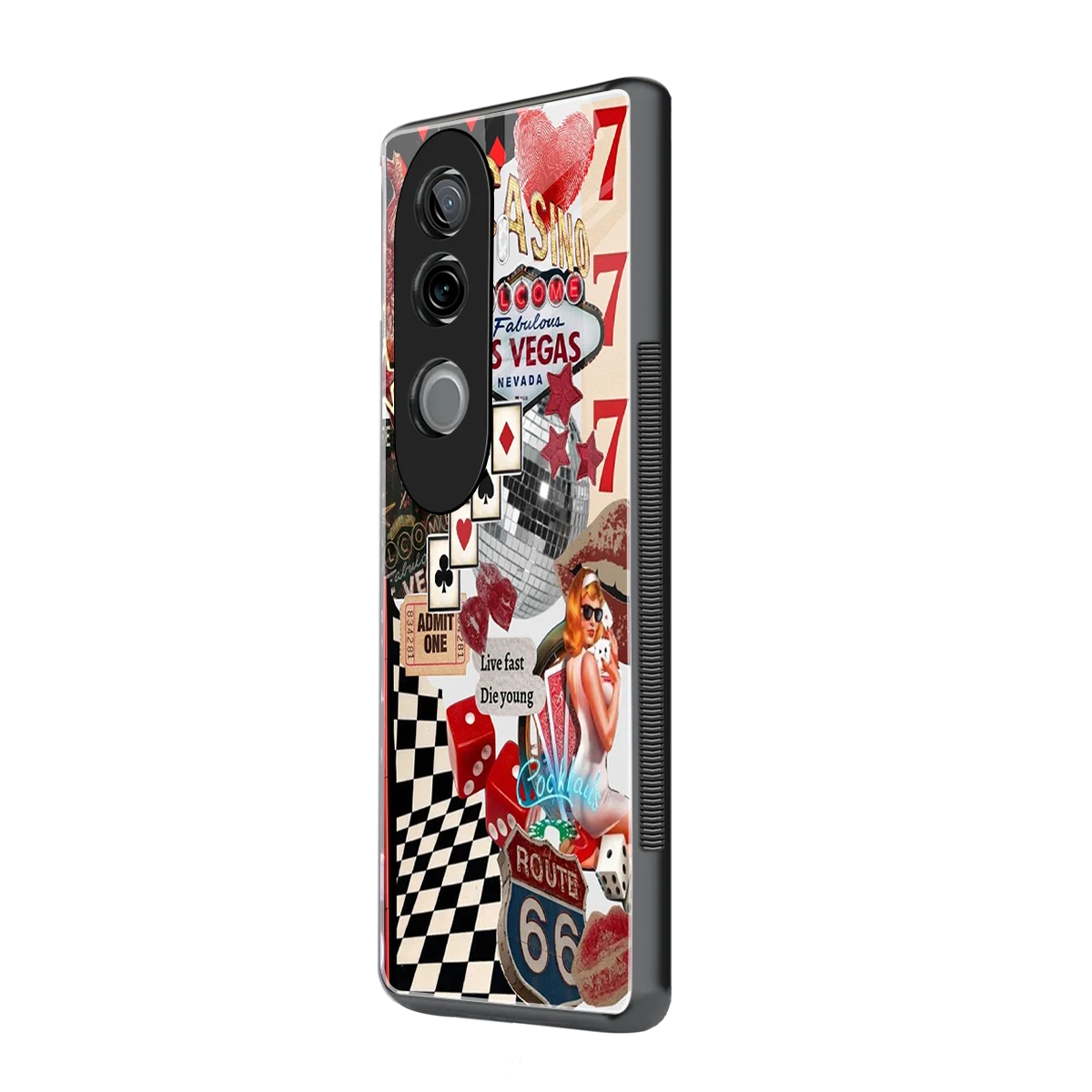 Fabulous Vegas vivo v40e mobile cover | shockproof glass phone case