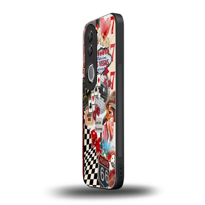 Fabulous Vegas vivo v50 mobile cover | shockproof glass phone case