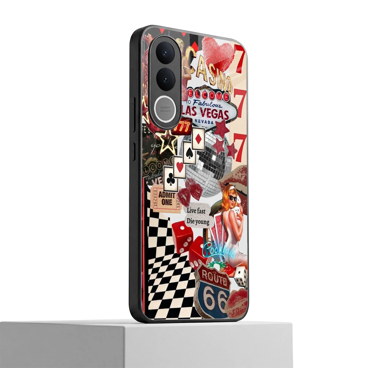 Fabulous Vegas vivo v70 fe mobile cover | shockproof glass phone case