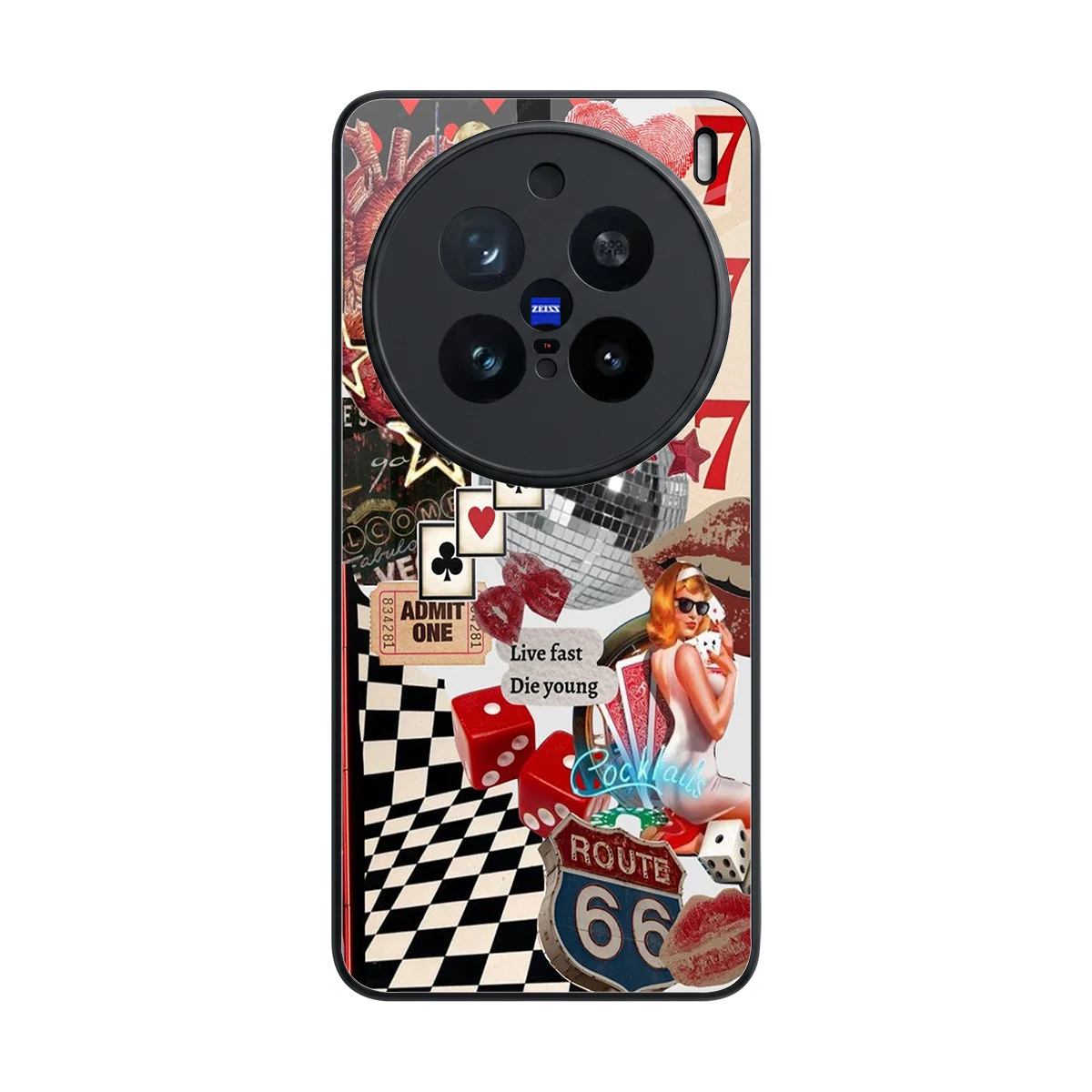 Fabulous Vegas back phone cover | glass case for vivo x200 pro
