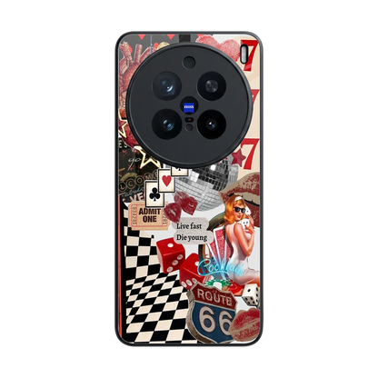 Fabulous Vegas back phone cover | glass case for vivo x200 pro