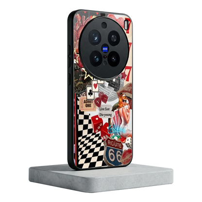 Fabulous Vegas vivo x200 pro mobile cover | shockproof glass phone case