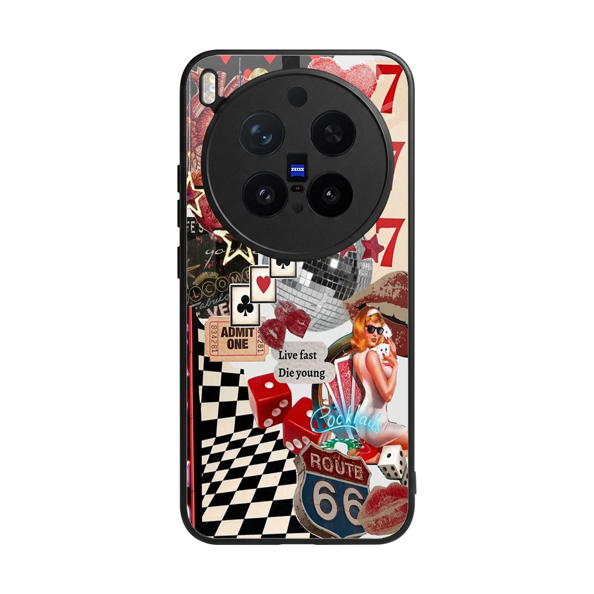 Fabulous Vegas back phone cover | glass case for vivo x300 pro