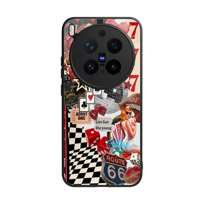 Fabulous Vegas back phone cover | glass case for vivo x300 pro