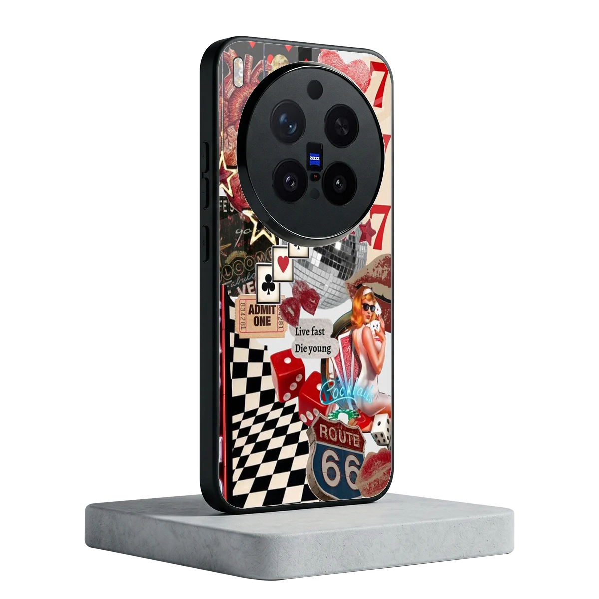 Fabulous Vegas vivo x300 pro mobile cover | shockproof glass phone case