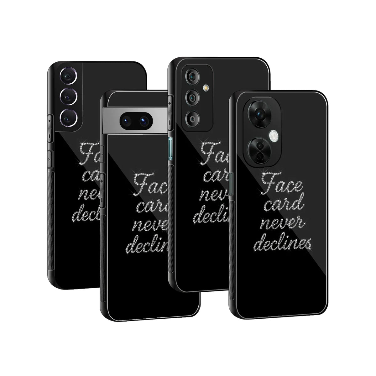 Stylish Glass Back Case for All Smartphones iPhone, Samsung, OnePlus, Pixel, Redmi, Oppo, Vivo, Motorola