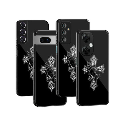 Stylish Glass Back Case for All Smartphones iPhone, Samsung, OnePlus, Pixel, Redmi, Oppo, Vivo, Motorola