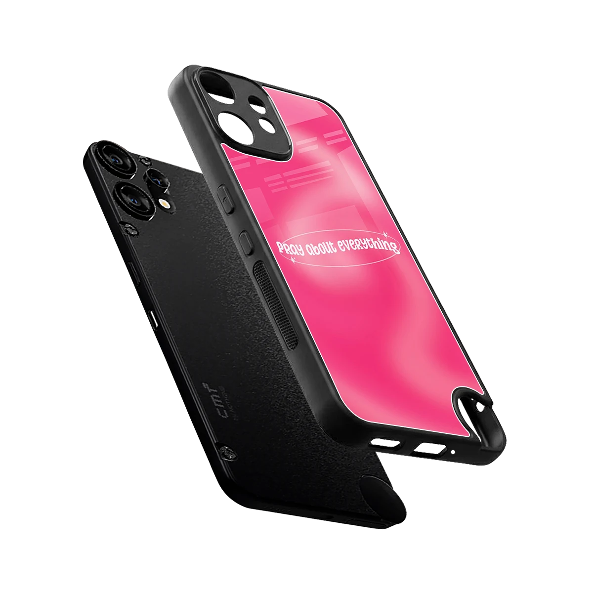 Faith First sleek cmf nothing phone 2 pro cover with tempered glass back and TPU edges