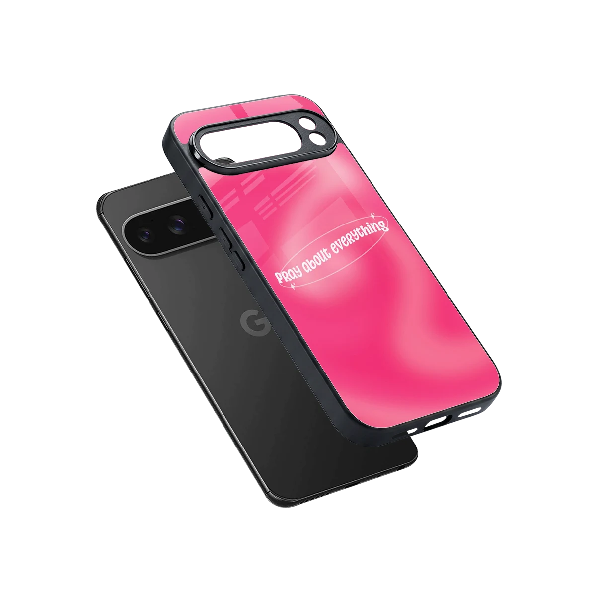Faith First sleek google pixel 10 pro xl cover with tempered glass back and TPU edges