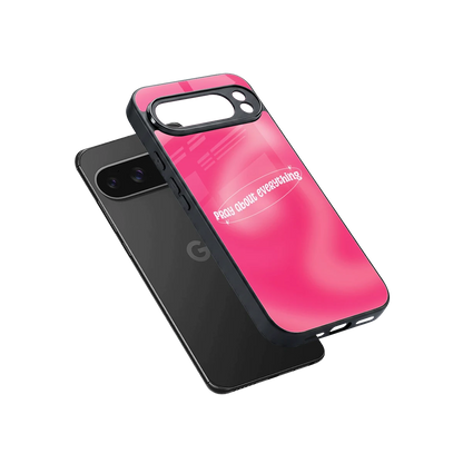 Faith First sleek google pixel 10 pro xl cover with tempered glass back and TPU edges