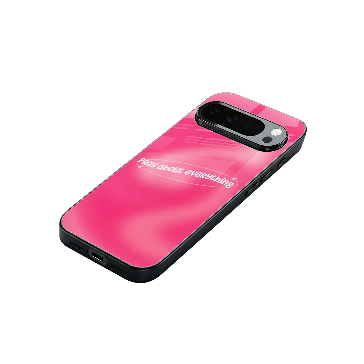 Faith First stylish phone case for google pixel 10 pro xl | glossy glass and slim fit