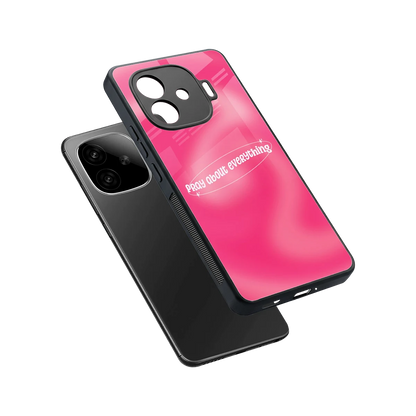 Faith First sleek iqoo neo 10r 5g cover with tempered glass back and TPU edges