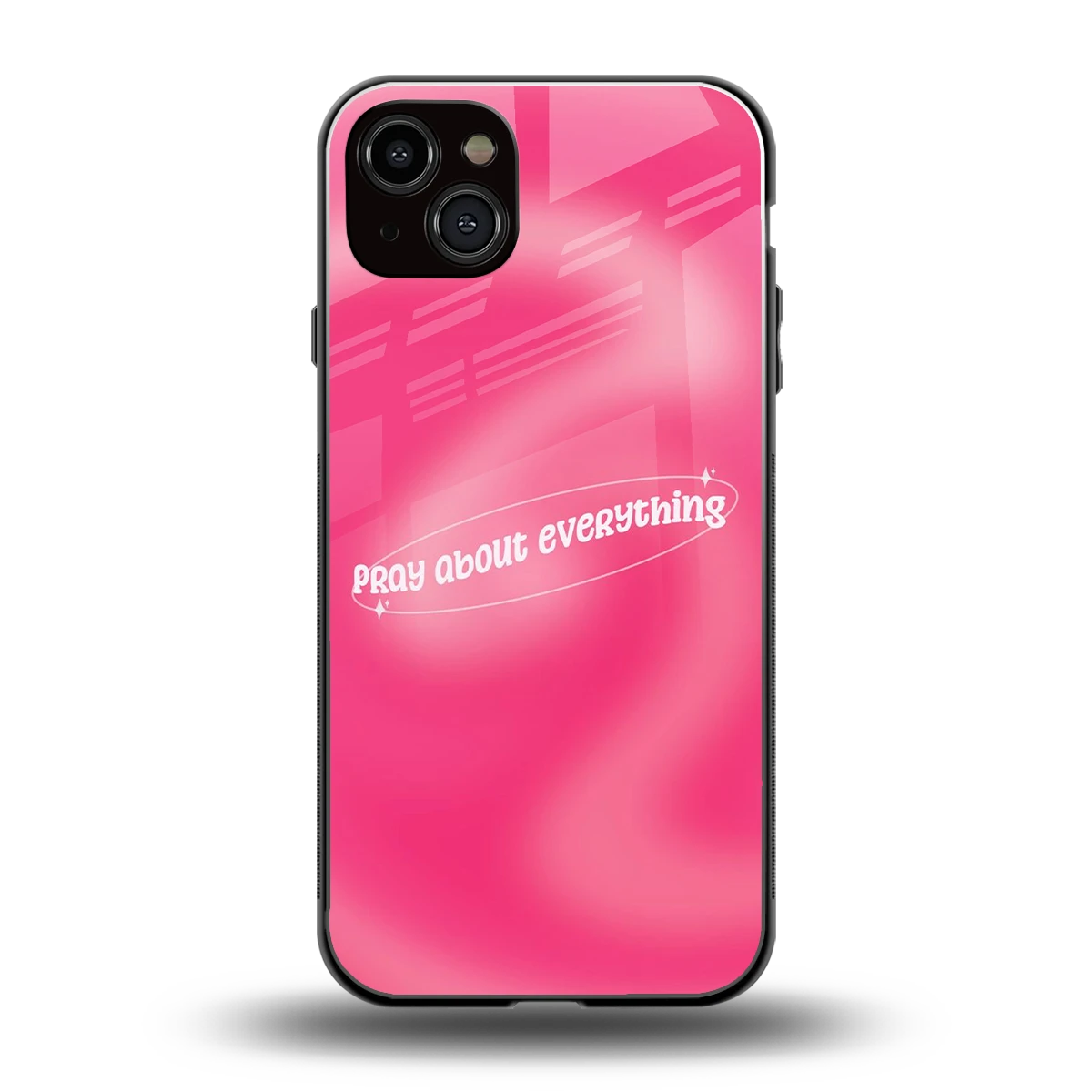 Faith First back phone cover | glass case for iphone 14 plus