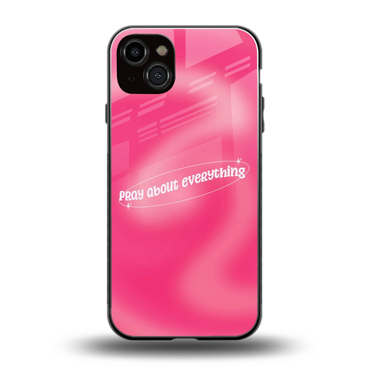 Faith First back phone cover | glass case for iphone 14 plus