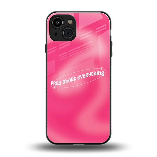 Faith First back phone cover | glass case for iphone 15