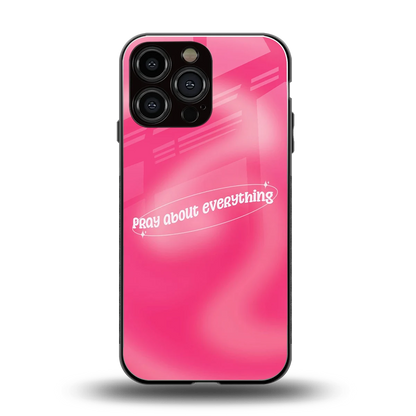 Faith First back phone cover | glass case for iphone 16 pro max