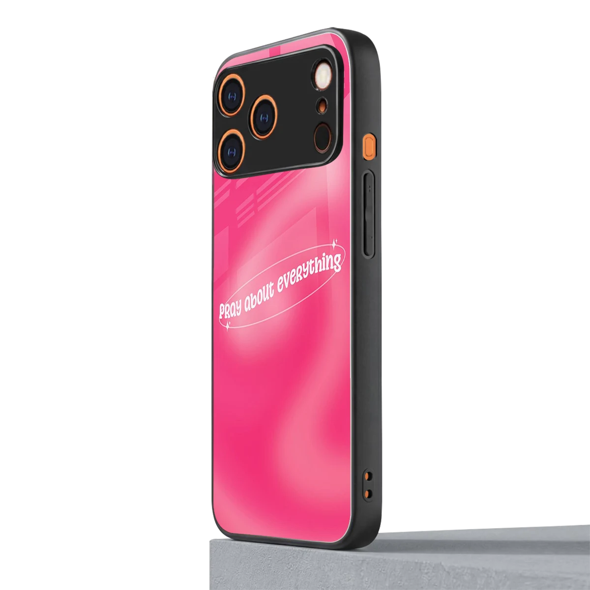 Faith First iphone 17 pro mobile cover | shockproof glass phone case