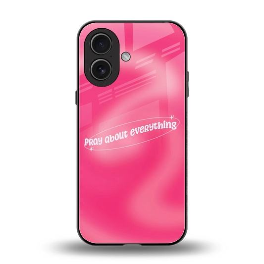 Faith First back phone cover | glass case for iphone 17