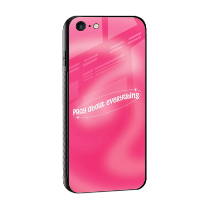 Faith First sleek iphone 6s plus cover with tempered glass back and TPU edges
