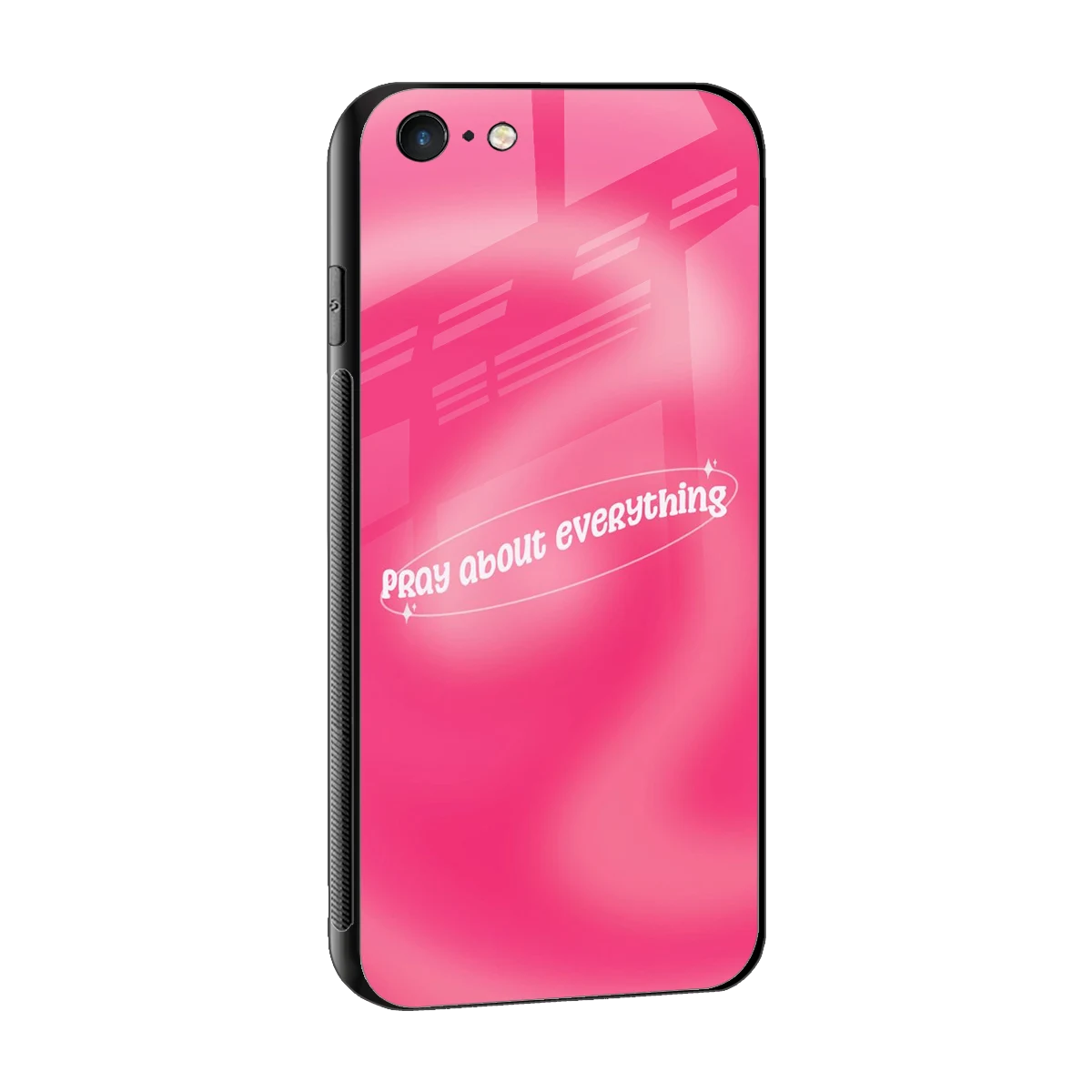 Faith First sleek iphone 6s cover with tempered glass back and TPU edges