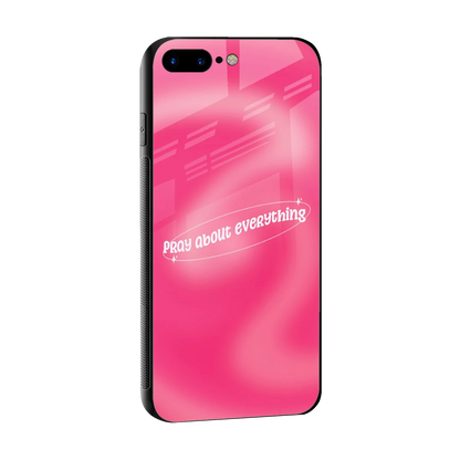 Faith First sleek iphone 8 plus cover with tempered glass back and TPU edges
