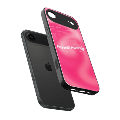 Faith First sleek iphone air cover with tempered glass back and TPU edges