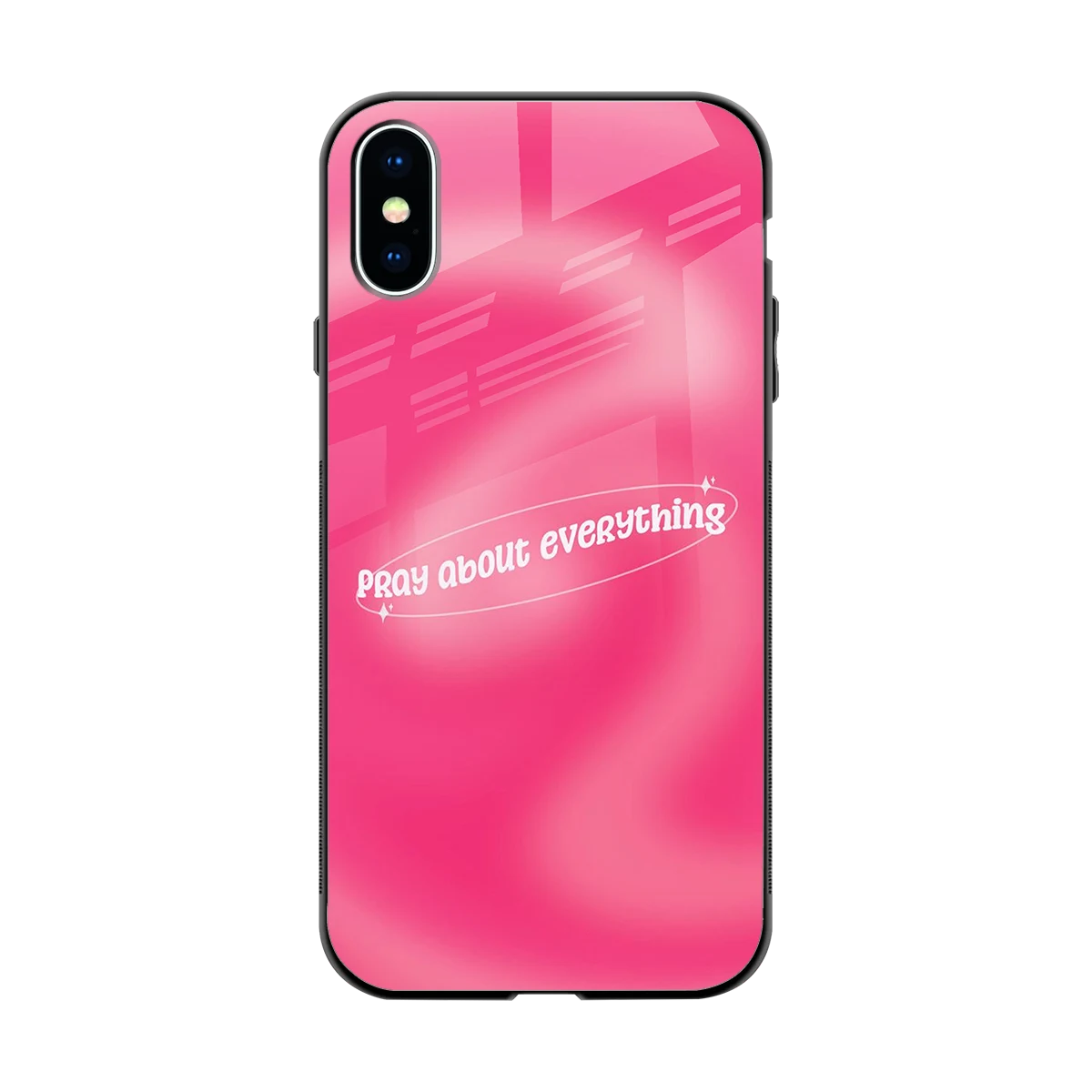 Faith First back phone cover | glass case for iphone x