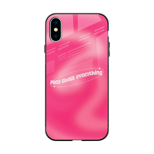 Faith First back phone cover | glass case for iphone x
