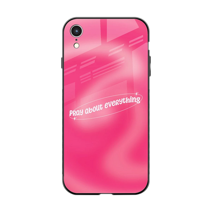 Faith First back phone cover | glass case for iphone xr