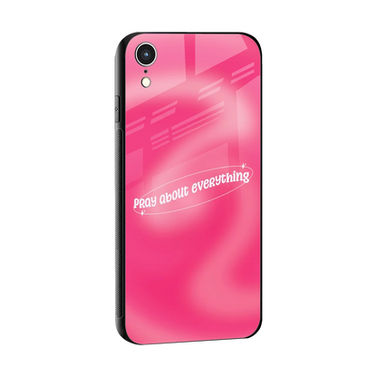 Faith First sleek iphone xr cover with tempered glass back and TPU edges