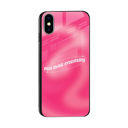 Faith First sleek iphone xs cover with tempered glass back and TPU edges